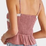 Aeropostale Satin Lace Trim Cami Mauve Size M Lace Cami Going Out Top Coquette Photo 1