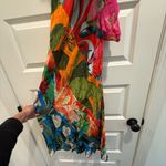 Farm Rio  Mixed Flowery Ruffle One Sholder dress size XS Photo 8