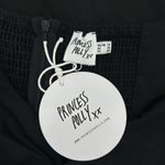 Princess Polly  Mini Dress Womens 10 LBD Baddie Grunge Black Cotton Linen Blend Photo 6