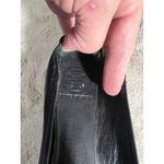 Tory Burch Womens Black Leather Minnie Travel Ballet Flats W/ Logo Medallion Photo 5