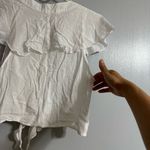 Show Me Your Mumu  Sheer White Crop Top Size Small Photo 5