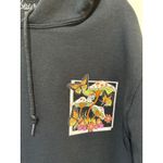Bowery Supply Co hoodie size M black nature vibes print graphic Size M Photo 1