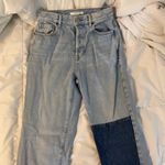 PacSun  high rise straight patch jeans Photo 1