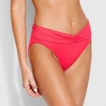Seafolly NWT Persian Pink “V” Band Retro Pant Bikini Bottom Size 6 Photo 0