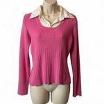 Carolyn Taylor Vintage 90's Layered Look Cable Sweater Photo 1