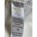 Democracy White Freedom Ankle Skimmer Jeans Size 16 Stretch Casual Resort Travel Photo 3