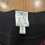 Parsley & Sage Jacket Womens Medium Artsy One Button Swing Blazer Maroon Black Purple Photo 1