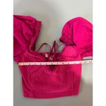 Urban Outfitters  Pink Smocked Top - Size Small - Cute! Photo 6