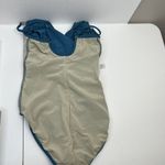 Shape Fx  Sz 10 Swimsuit Teal Tummy Smoothing Wrap Look Ruched No Wire One Piece Photo 13