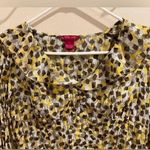 Sunny Leigh Size Pleated Crinkle Cut Bell Sleeve Button Up Blouse Photo 2