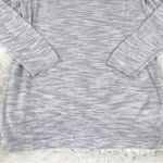 EXPRESS Gray Cold Shoulder Ruffle Sweater Top Lightweight 3/4 Sleeve Size XS New Photo 6