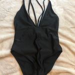 Black One Piece Bathing Suit Photo 0