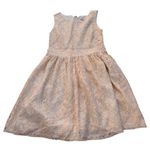 Loft Ann Taylor  elegant‎ lace overlay dress cream size 8 Photo 1