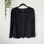 ADAY  Something Tailored Black Top Sz S Photo 1