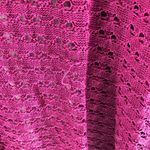 Lane Bryant  Cardigan Sweater Open Front Open Knit Short Sleeve Purple 18/20W Photo 5