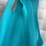 Blue Sweater Top Size L Photo 3