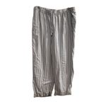 Haven Well Within Women's Striped Pajama Set XL Blue White Organic Cotton Photo 2