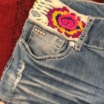 Crochet Belt Shorts Blue Size 4 Photo 1