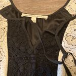 Daniel Rainn  White Print Crochet Top Short Sleeve Dress Size S Photo 3