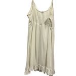 Cotton On White Tie Front Empire Waist Sleeveless Flowy Mini Dress Womens Large Photo 5