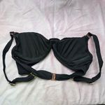 American Eagle Black Stripe Padded Wired Adjustable Bikini Top Swimwear XS Photo 2