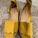 Madeline Girl Yellow Wedge Sandals Photo 1