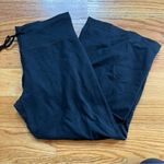 Lululemon black wide leg crop pants Photo 1