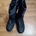 Khombu  9 Chunky Weather Resistant Non-Skid Snow Boots in Black E221-9764 Photo 6