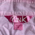 PINK - Victoria's Secret  2004 Striped Button Down Oversized Sleep Shirt Nightgown Photo 3