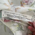 Bershka Floral Flowy Crop Top Off Shoulder Blouse XS Photo 7