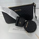Michael Kors Black Tech Attach Crossbody Bag With Coin Purse And Airpod Case Photo 1