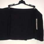 Anne cole  Women's 20 Wide Black Swim skirt Swimsuit Bikini Bottom Skort NWT Photo 0