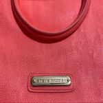 Steve Madden Coral Orange Pink Small Gold Chain Rope Purse Photo 1