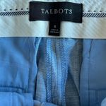 Talbots  Light Blue Linen Cropped Pants Size 6 Photo 9