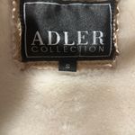 Adler Collection Leather suede with fur Jacket Button Photo 1