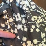 Anthropologie ANTHROPOLOGY moulinette soeurs grey and white cotton and silk mini floral skirt Photo 2