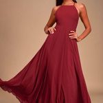Lulus Wine Red Maxi Dress Photo 0