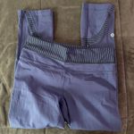 Lululemon Run Inspire Crop II Cadet Blue Leggings Photo 5