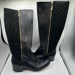 Corso Como  ENRICA Black Leather Equestrian Riding Knee-High Boot Women's 9.5M Photo 0