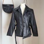 wilson's leather  Maxima Black Leather Jacket, Size Small Photo 0