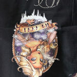 Handmade  Ice cold black tote‎ bag Photo 0