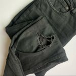 American Eagle  Outfitters • Faded Black Destructed Mom Jeans Photo 3