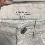 We Wore What  NEW WITH TAGS WHITE KICK FLARE JEAN 26 Photo 3