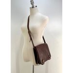 Il Bisonte Brown Leather Shoulder Bag Handbag Forestcore Autumn Renfaire Photo 1