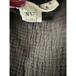 Bryn Walker Campa Cotton Cauze Gauzy Black Wide Leg Flowy Crop Jogger Pants XL Photo 2