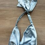 Selfie Leslie Sonoma Cowl Neckline Faux Wrap Twist Back Mini Dress Photo 4