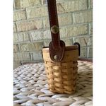 Longaberger  Basket Handwoven Made In Ohio USA Crossbody Purse Cottagecore EUC Photo 4