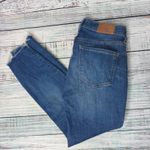 Madewell 9” Skinny Jeans Women’s Size 29P Petite Blue Denim Raw Hem Stretch Photo 7