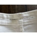 Old Navy  High Rise Wow Loose Jeans Womens 8 White Straight Pockets Casual Photo 4