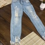 Wax Jean Distressed Light Blue Women's Jeans Photo 1
